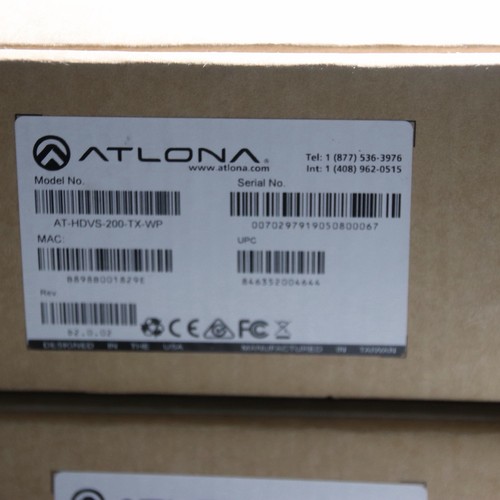 Atlona AT-HDVS-200-TX-WP HDMI & VGA Wall Plate Switcher w/ HDBaseT Ethernet New - Picture 5 of 14