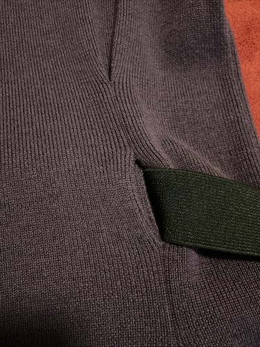 Antonio Melani XS Plum 100% Merino Wool Sweater Dress With Belt Puff Sleeves - Picture 8 of 11