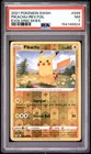 2021 POKEMON SWORD & SHIELD EVOLVING SKIES #049 PIKACHU-REVERSE FOIL PSA 7
