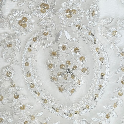Casablanca Ivory Strapless Beaded Embroidered Bridal Gown Wedding Dress NWT - Picture 8 of 24