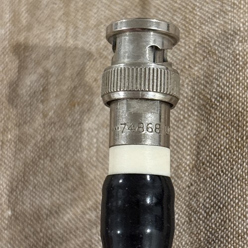 Male BNC 74868 UG-88/U Silver Base, 3 inch Black Antenna, Ham Radio, AN-450 UHF - Picture 7 of 11