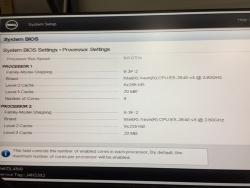 Dell DL4300 2x Intel Xeon E5-2640 v3 2.6GHz 64GB RAM 17TB HDD NO OS Good - Picture 4 of 9