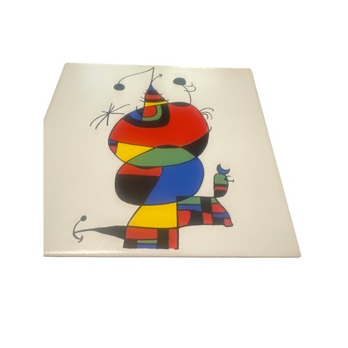 Zirconio Spanien Villarreal Castello Joan Miro Fliese Untersetzer Wandbehang Kunst Dekor 8" - Bild 3 von 5