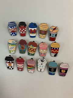 Disney Pin Coffee Cup Complete Set