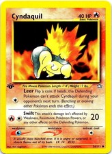 Cyndaquil 56/111 Common Neo Genesis Pokemon 1st Edition Near Mint on eBay
