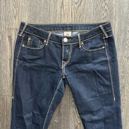 NWOT Gorgeous Womens TRUE RELIGION Stretch Skinny Jeans 30 x 28 MADE in USA - Picture 6 of 11