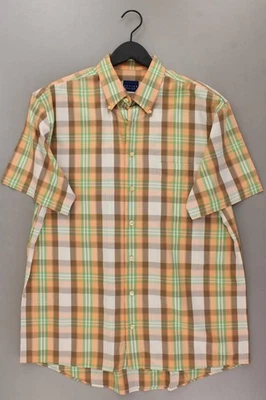 Christian Berg blusa para hombre talla 52, L a cuadros naranja - Imagen 1 de 4