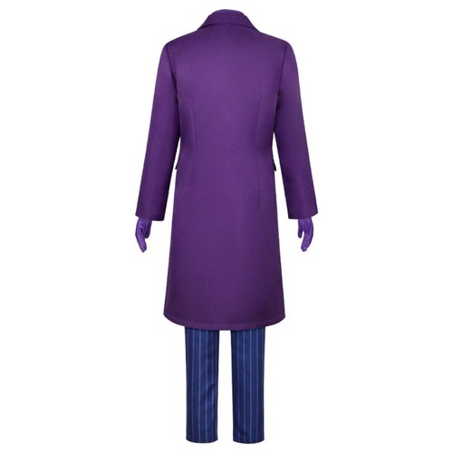 Halloween The Dark Knight Heath Ledger Joker Cosplay Kostüm Set Performance  - Bild 7 von 12