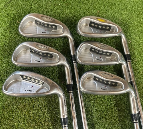 TaylorMade Rac OS Iron Set 6pcs 5-Pw R Flex 90g Steel Nice Grips