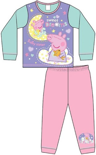 PEPPA PIG Girl's Pyjamas /PEPPA & BABY EVIE PJs Sizes 18 Months-5 Years - Picture 29 of 33