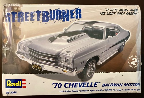 RARE Revell Streetburner '70 Chevy Chevelle Baldwin Motion 1/25 Model Kit SEALED - Picture 3 of 11