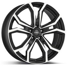 4x Alufelgen DEZENT TV dark Black polished 8x18 ET50 LK5 120 18 Zoll Felgen Alu