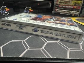 Street Fighter The Movie Acclaim Capcom Sega Saturn COMPLETE With Registration