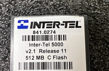 Mitel 841.0274 V2.1 Rls 11 512MB Compact Flash Card *Refurbished*