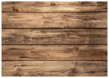 Rustic Wood Wall Backdrop Natural Wooden Board Photography 7x5FT Brown