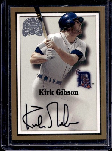 2000 Fleer Greats of the Game Kirk Gibson Auto #NNO