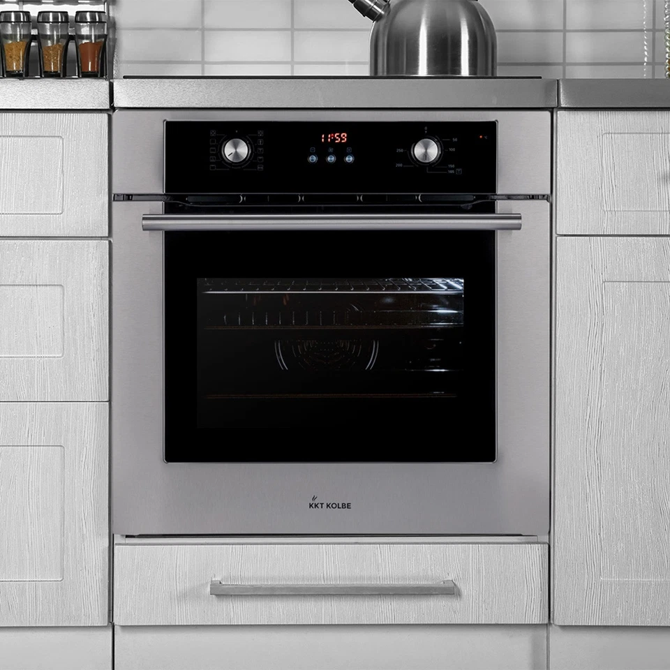 KKT KOLBE Einbaubackofen autark 60cm Backofen 70L Grill Heißluft Teleskopauszüge - Bild 4 von 4