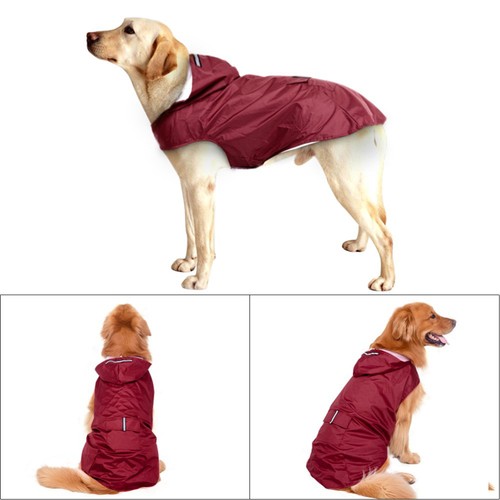 Poncho impermeable grande de cobertura completa chaqueta protectora para perros Hounds - Imagen 12 de 12