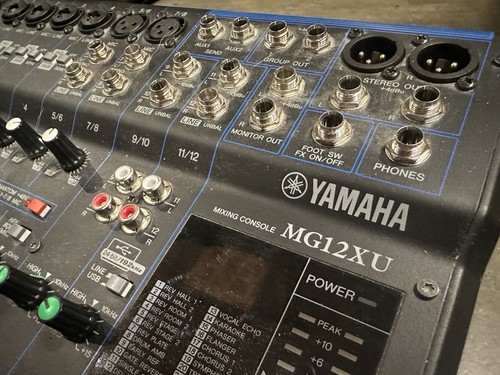 Yamaha MG12XU 12-Input 4-Bus Mixer with Effects TESTED and 100% #IB2 - Picture 3 of 19