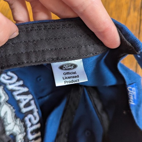 Ford Mustang Since 1964 Snapback Hat Official Blue Baseball Cap Embroidered - Imagen 4 de 8