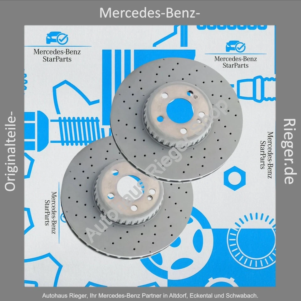 Mercedes-Benz StarParts Bremsscheiben Satz vorne  E-Klasse W213 A0004218700 - Bild 1 von 1