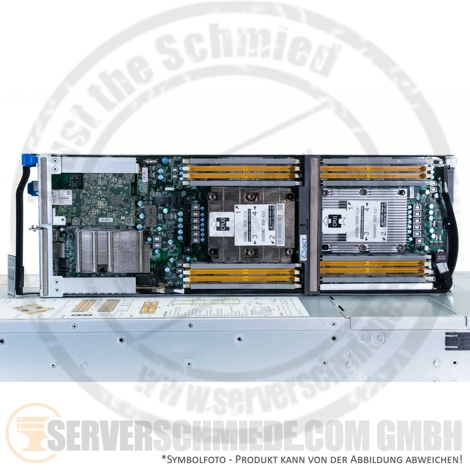 Quanta T42S-2U 24x SAS 4-Node Server 8x XEON Scalable LGA3647 64x DDR4 vmware - Bild 4 von 4