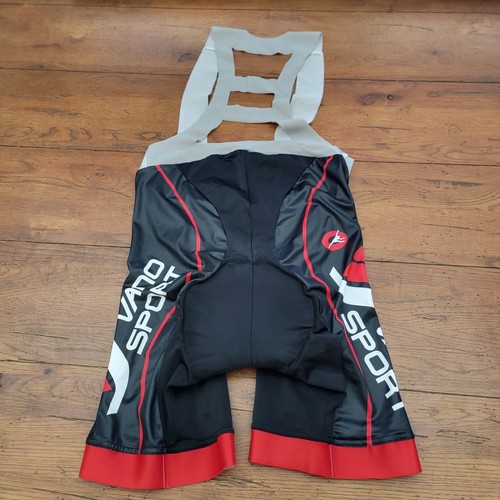 Rosti Mens XL Cycling Bibshorts Italy 7" 15" (9/10) Vintage - Picture 2 of 12