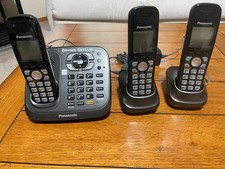 Panasonic bluetooth 6.0 plus Base and 3 wireless phone KX-TG6581