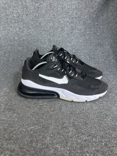 Nike Air Max 270 React Men's 11 Black White Running Sneakers AO4971-004 - Picture 7 of 19