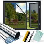 One Way Privacy Window Film with Installation Tools, Window Tint for Home Hea...