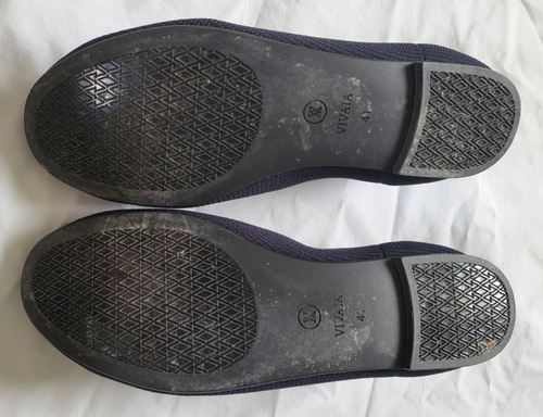 Vivaia Ballet Flats EU 41 Blue Round Toe Casual Comfort Minimalist Versatile - Picture 11 of 12
