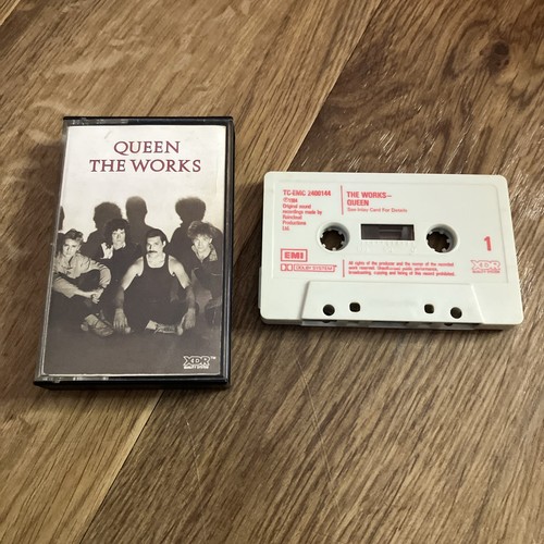 Queen the works UK cassette tape album radio ga ga tested vintage rock - Picture 2 of 8