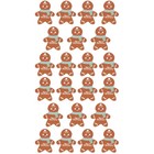  2 Count Lebkuchenmännchen Weihnachts-Tags -Mann Ausschnitte Ornamente