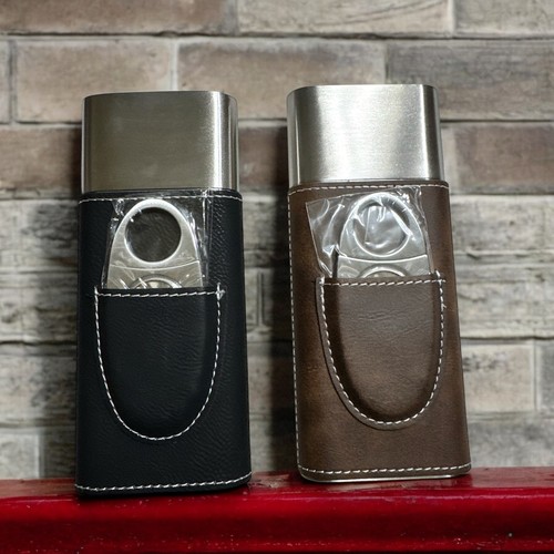 Cigar Case with Cutter - Lion - Leather - Picture 4 of 9