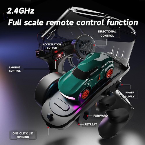4×4 RC Drifting Competition Car 1/64 2.4GHz RC Mini Desktop Racing Vehicle LED - Picture 3 of 7