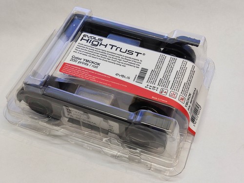 1x EVOLIS HighTrust Color YMCKOK for 200Prints / Roll P/N: R6F003EAA - Picture 1 of 6