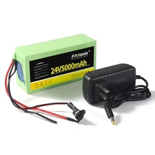 24V 5Ah Rechargeable Li-ion Battery 7S2P With 29.4V Charger For DIY LED strips