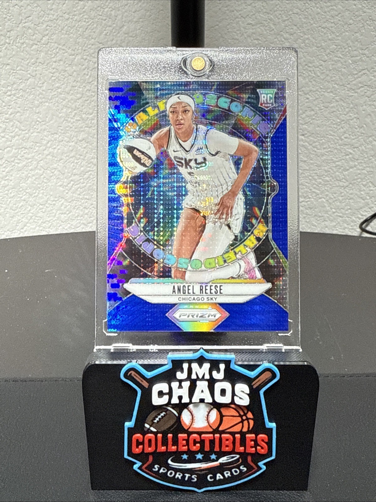 2024 Panini Prizm WNBA - Kaleidoscopic Angel Reese #1 Blue Pulsar Prizm /199...