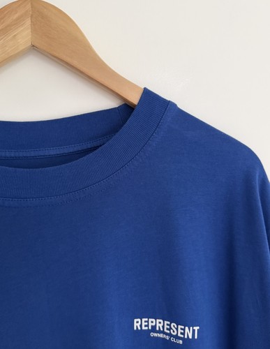 Represent "Owners Club" Oversized T-Shirt Dicke Baumwolle Chelsea Blau XL - Bild 5 von 12