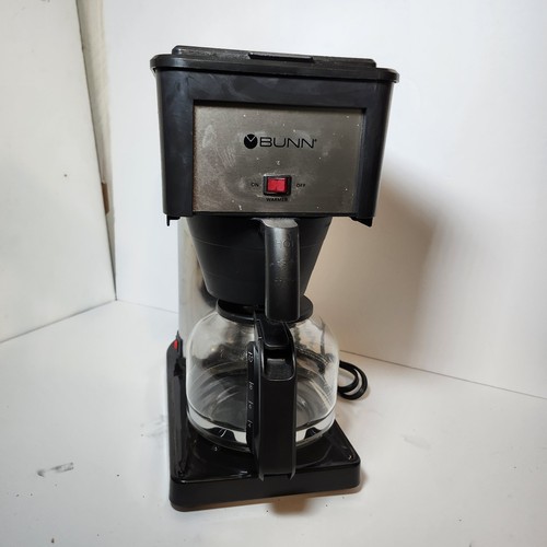 BUNN BX-B Coffee Maker 10 Cup Black and Stainless Brewer  - Picture 1 of 8