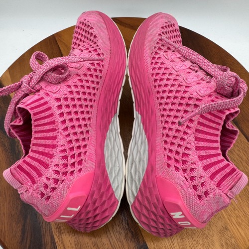 NoBull Diamond Knit Runner Shoes Womens 9.5 Pink Running Athletic Sneakers - Picture 7 of 10
