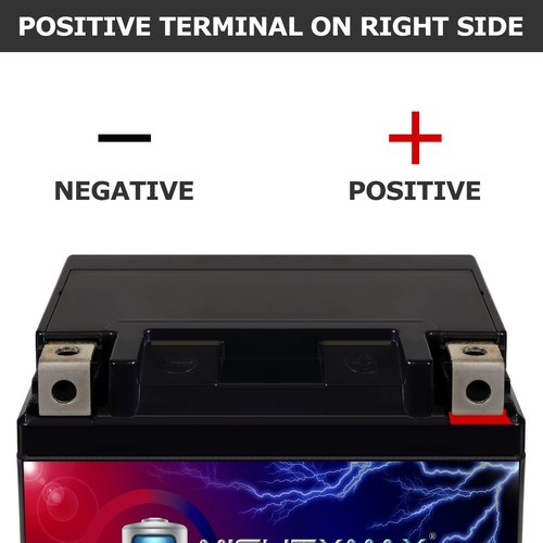 Mighty Max YTX14AHL 12V 12Ah Battery Replacement for YB14L-B2, YS12-12A-4A1 - Picture 4 of 6