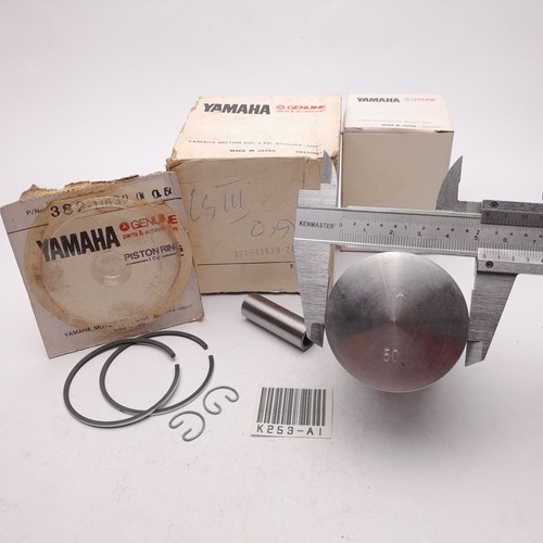 Yamaha 100 LS3 Mayfit AG100 YB100 Piston Kit OS 0.50 P/N 382-11630-00 NOS Part - Picture 3 of 7