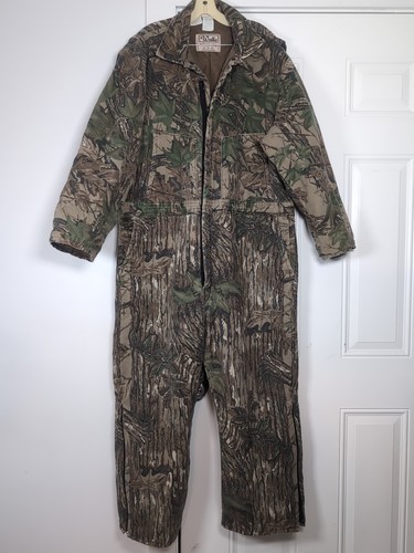 Walls Blizzard Pruf Coveralls Jumpsuit Realtree Camo Men's Size 2X Vintage - Picture 2 of 16