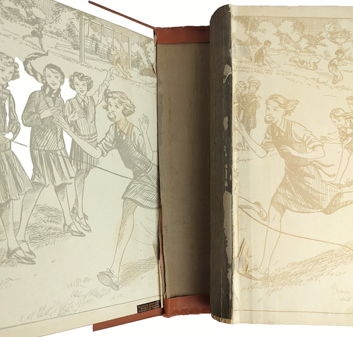 1933 "THE GIRL'S OWN ANNUAL" VOL 53 ILLUSTRATED HARDCOVER BOOK - Picture 2 of 6