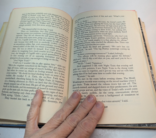 Paper Lion 1966 George Plimpton Detroit Lions Football Memoir Hardcover DJ VTG - Bild 7 von 12