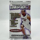 1999-2000 FLEER/SKYBOX Impact Basketball, factory sealed pack, Autographics