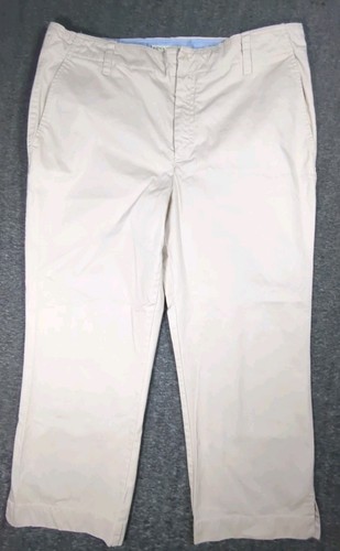 Pantalones capri Tommy Hilfiger para mujer 12 (35x24) algodón beige - Imagen 1 de 9