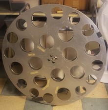 Vintage 40" Goldberg Bros. Movie Film Reel for 35mm As Used In Theater