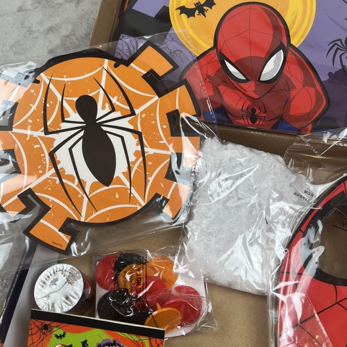 Trunk or Treat Kit Marvel Spider-Man 200 Pieces Halloween Car Decor Party Set - Picture 6 of 19